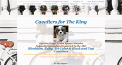 Desktop Screenshot of cavaliersfortheking.com